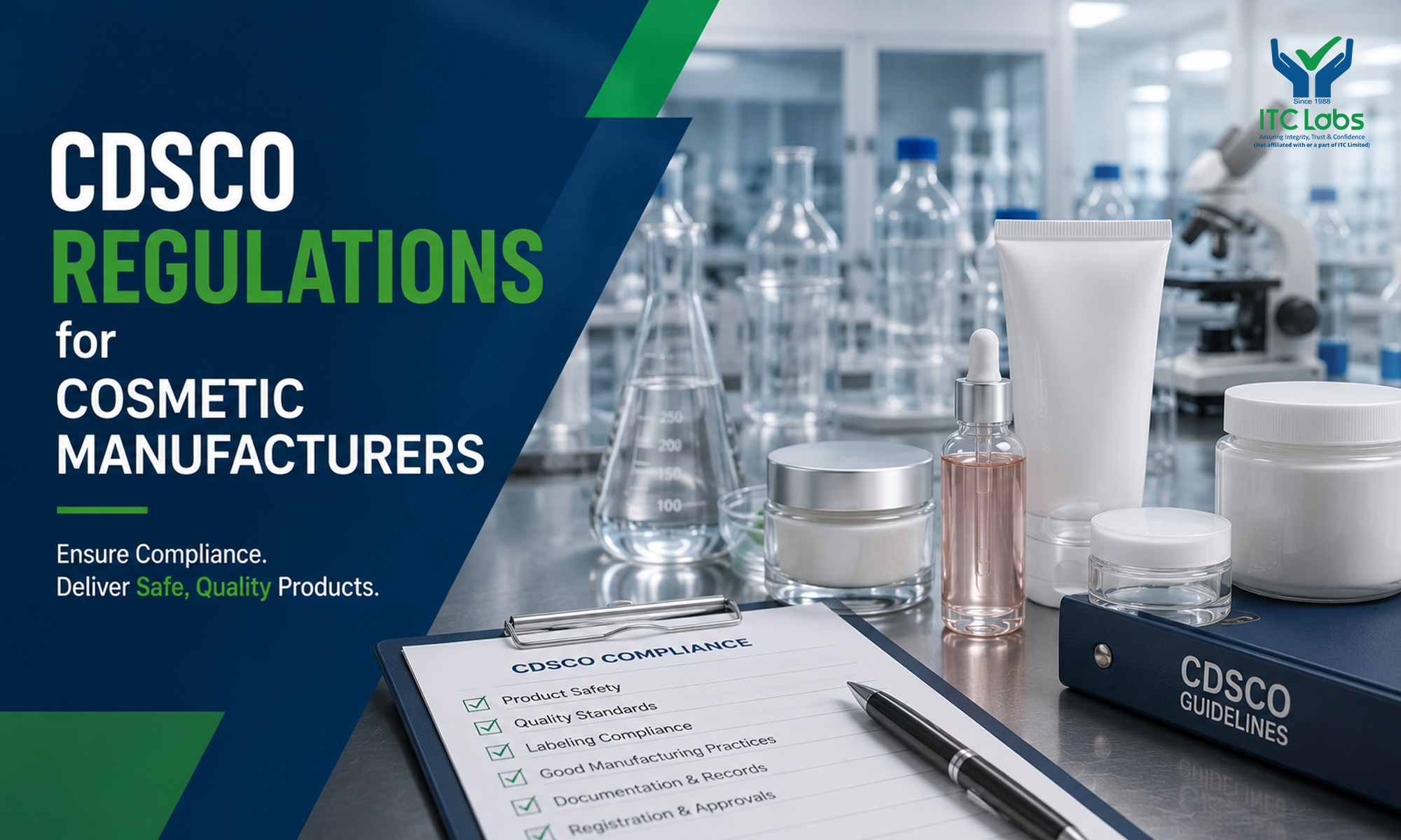 CDSCO Regulations for Cosmetic Manufacturers