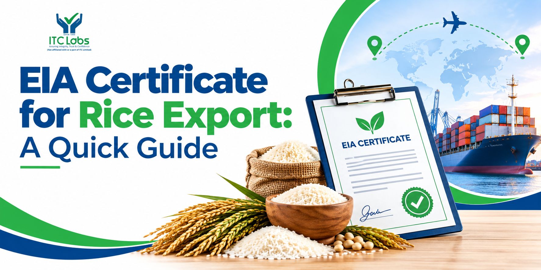 EIA Certificate for Rice Export Testing in India